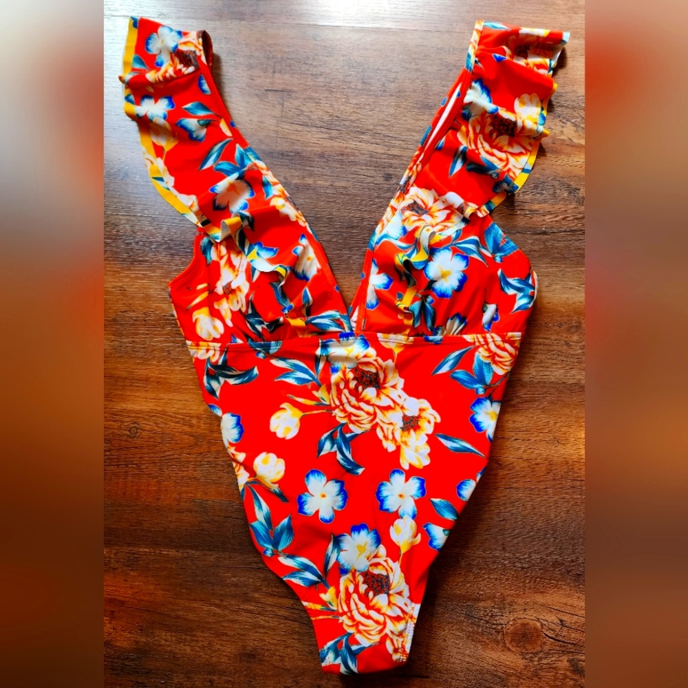Marina West Ruffle Swimsuit